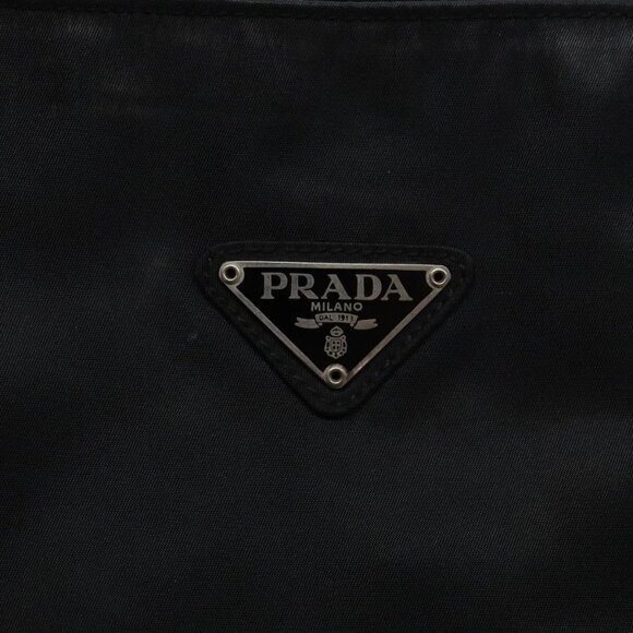 PRADA Hand Bag Nylon Black Auth - Picture 10 of 16